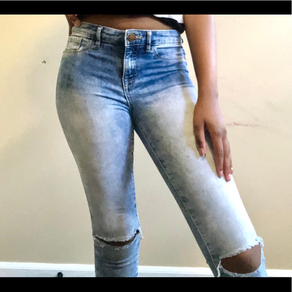 Charlotte Russe blue denim jeans